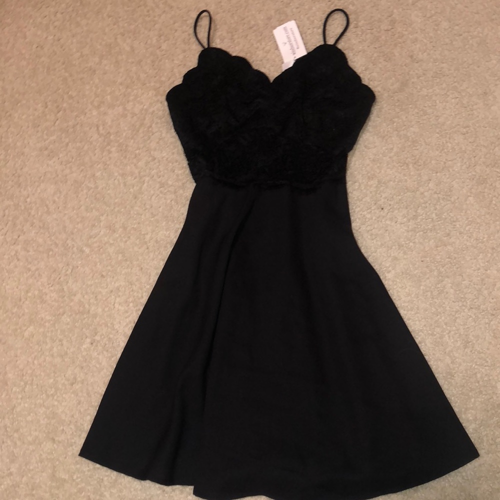 Windsor Black skater dress